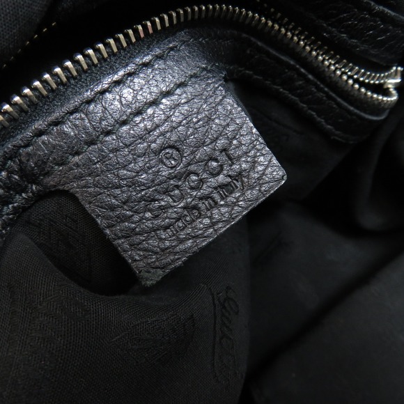 Gucci One Shoulder Bag Leather Black - Picture 6 of 9